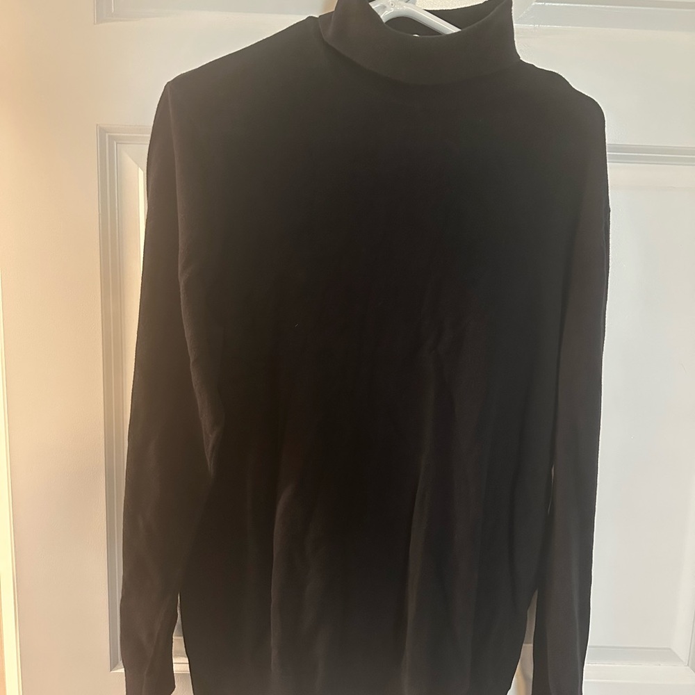 H&M Black Turtleneck Sweater Timeless Knit